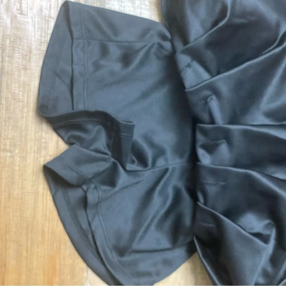 NWT Justice Girls XS 4/5 Snoppy skirt with built in shorts vegan leather